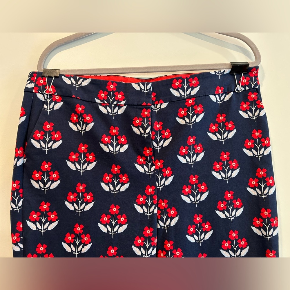 Boden floral navy casual pants - Picture 7 of 13